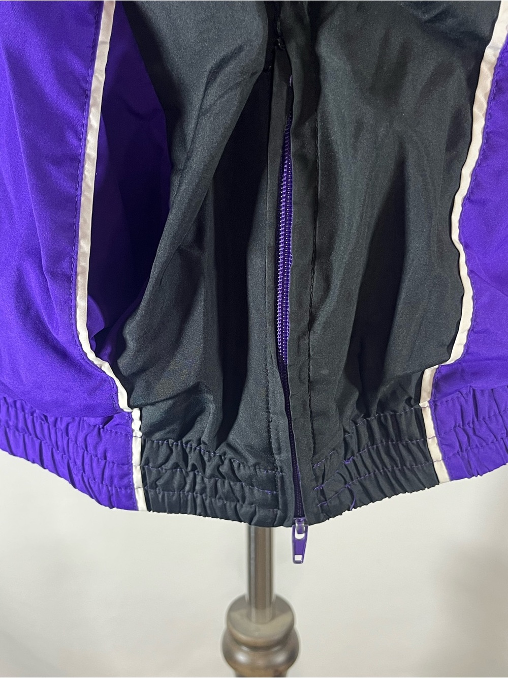 Starter Kansas State Wildcats Mens Vintage Windbreaker Pullover w/Side Zip M - Picture 5 of 11